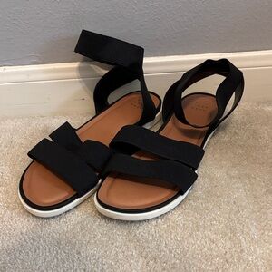 a new day Black and Tan Sandals